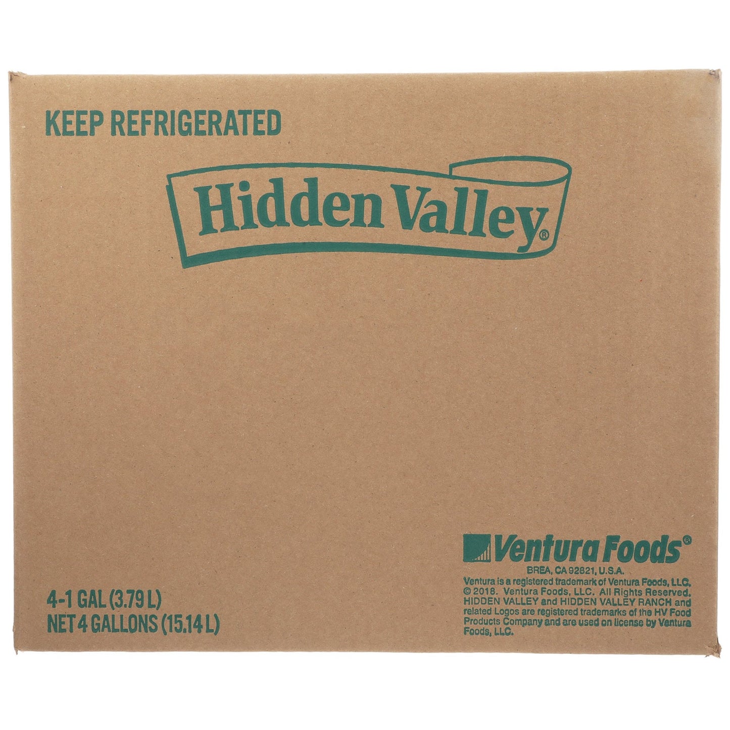 Hidden Valley Golden Italian Dressing Ga 1 Gallon - 4 Per Case.