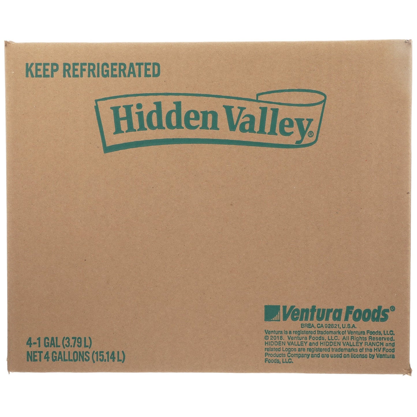 Dressing Golden Honey Mustard Hidden Valley 1 Gallon - 4 Per Case.