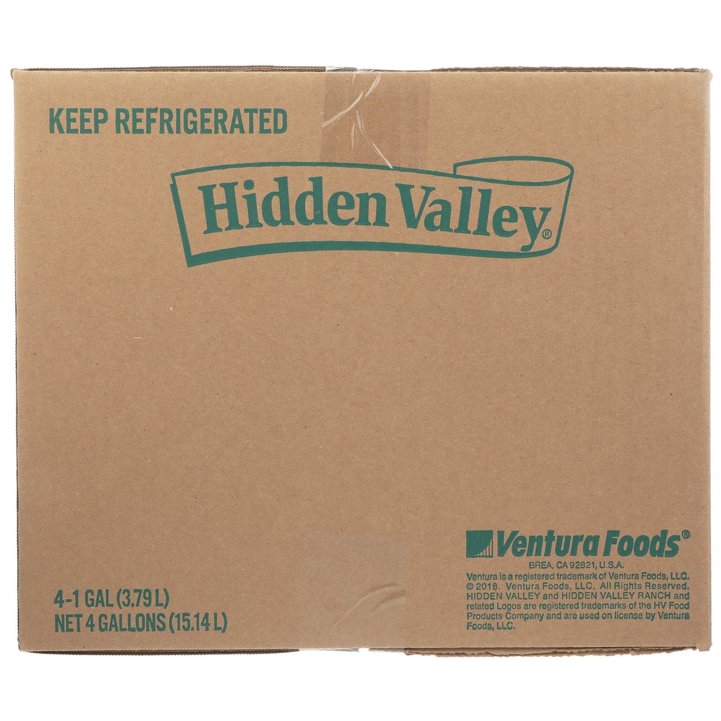 Dressing Golden Honey Mustard Hidden Valley 1 Gallon - 4 Per Case.