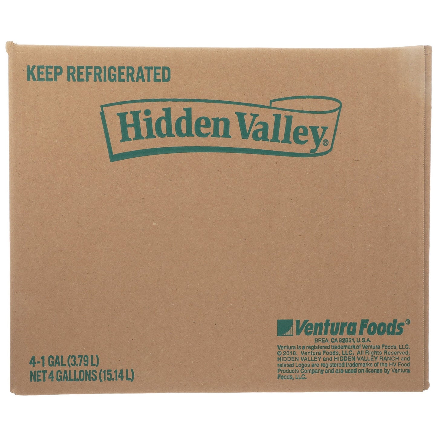 Dressing Golden Honey Mustard Hidden Valley 1 Gallon - 4 Per Case.