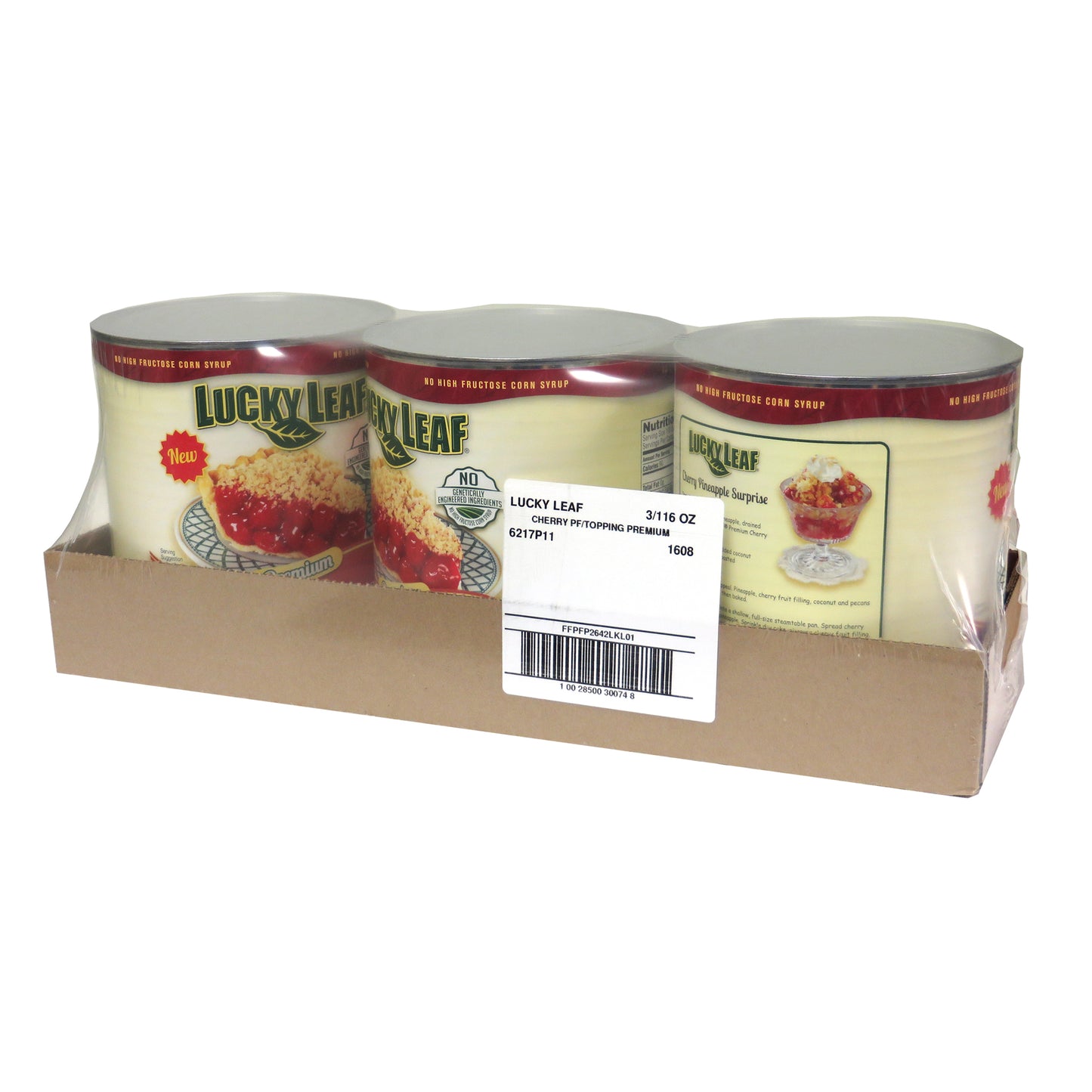 Lucky Leaf Premium Cherry Fruit Filling Or Topping 116 Ounce Size - 3 Per Case.