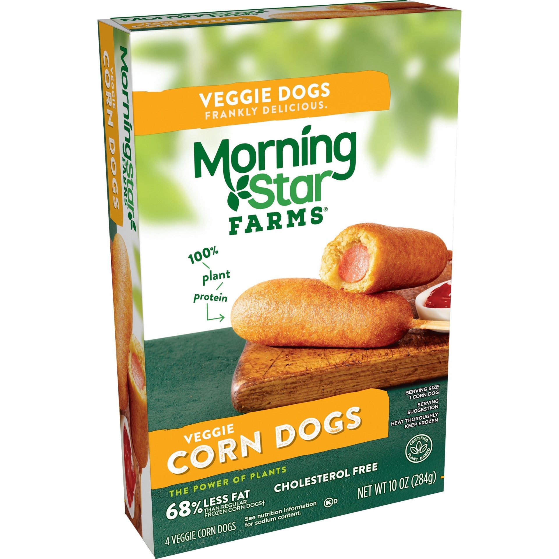 Morningstar Farms Corn Dogs 10 Ounce Size - 8 Per Case.