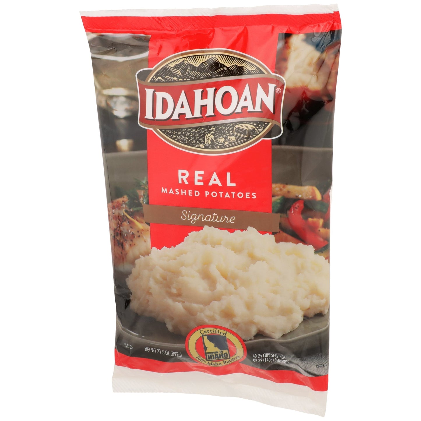 Idahoan® Creamy Extra Rich Mashed Potatoes Hs 31.5 Ounce Size - 8 Per Case.