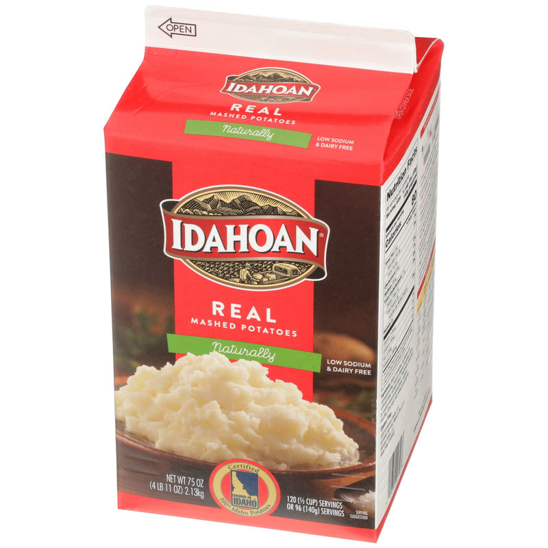 Idahoan® Smartmash® Very Low Sodium Dairy Free Mashed Potatoes Ctns 4.687 Pound Each - 6 Per Case.