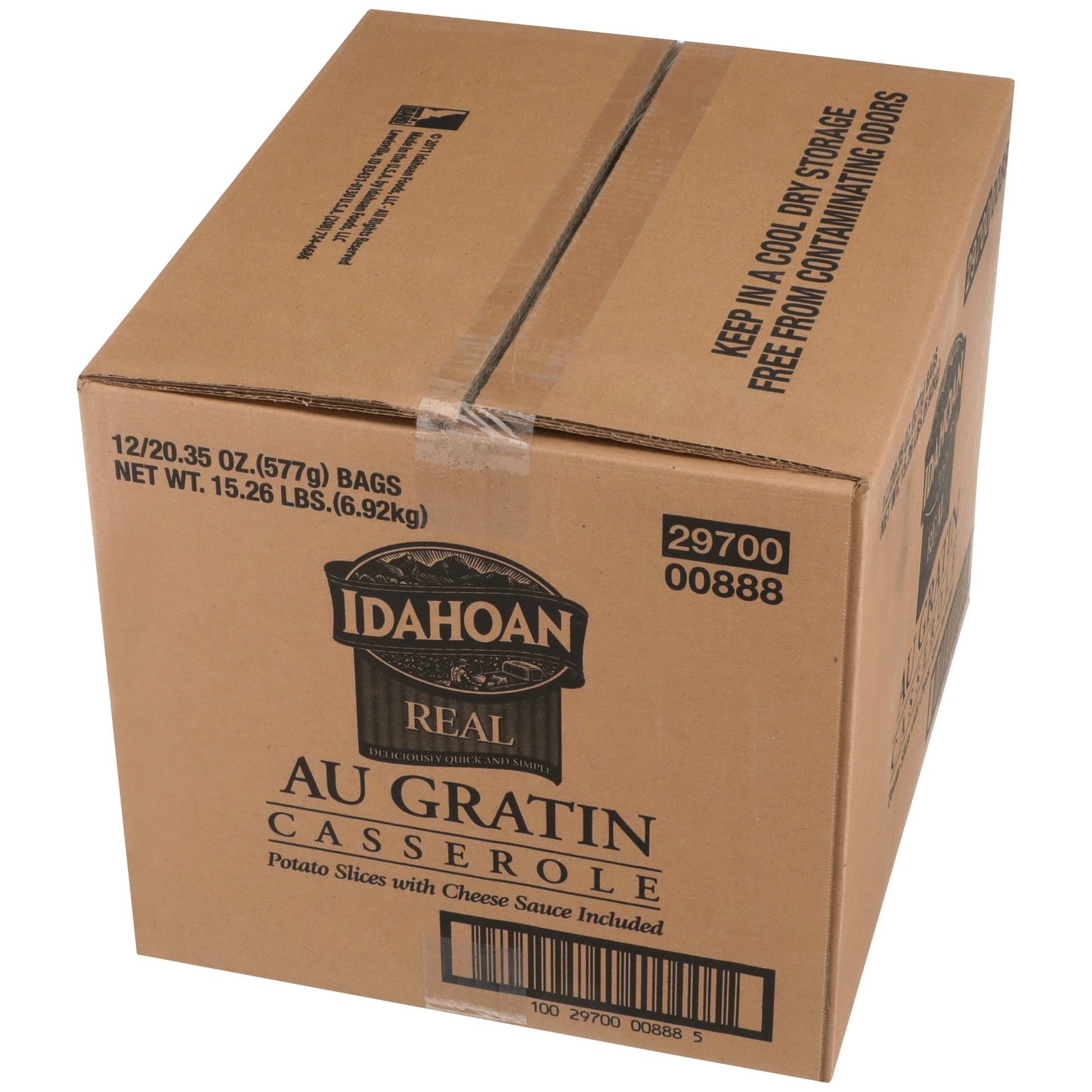 Idahoan® Slices Au Gratin Potatoes Hs 20.35 Ounce Size - 12 Per Case.