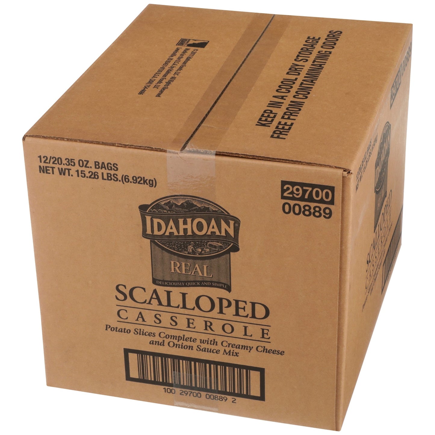 Idahoan® Slices Scalloped Potatoes Hs 20.35 Ounce Size - 12 Per Case.