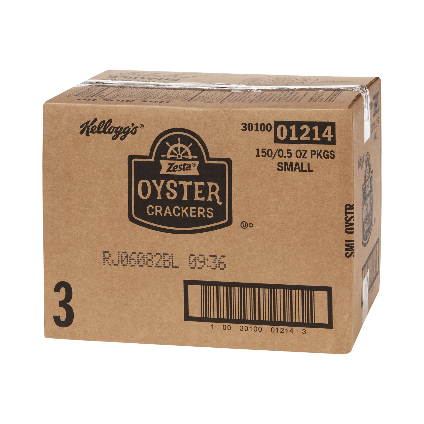 Kellogg's Zesta Saltines Crackers Oyster0.5 Ounce Size - 150 Per Case.