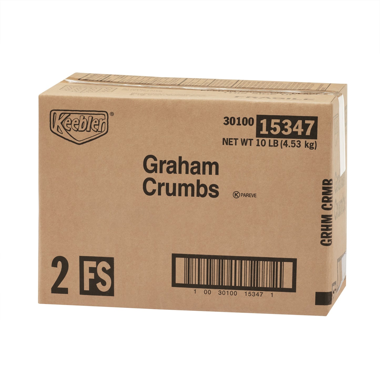 Kellogg's Kellogg Graham Cracker Crumbs PlainCt 160 Ounce Size - 1 Per Case.