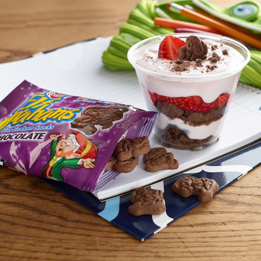 Kellogg's Tiger Bites Chocolate Graham Cracker Snacks- 1 Ounce Size - 150 Per Case.