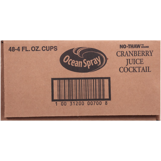 Cranberry Juice Cocktail 4 Fluid Ounce - 48 Per Case.