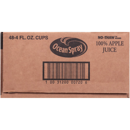 Apple Juice 4 Fluid Ounce - 48 Per Case.