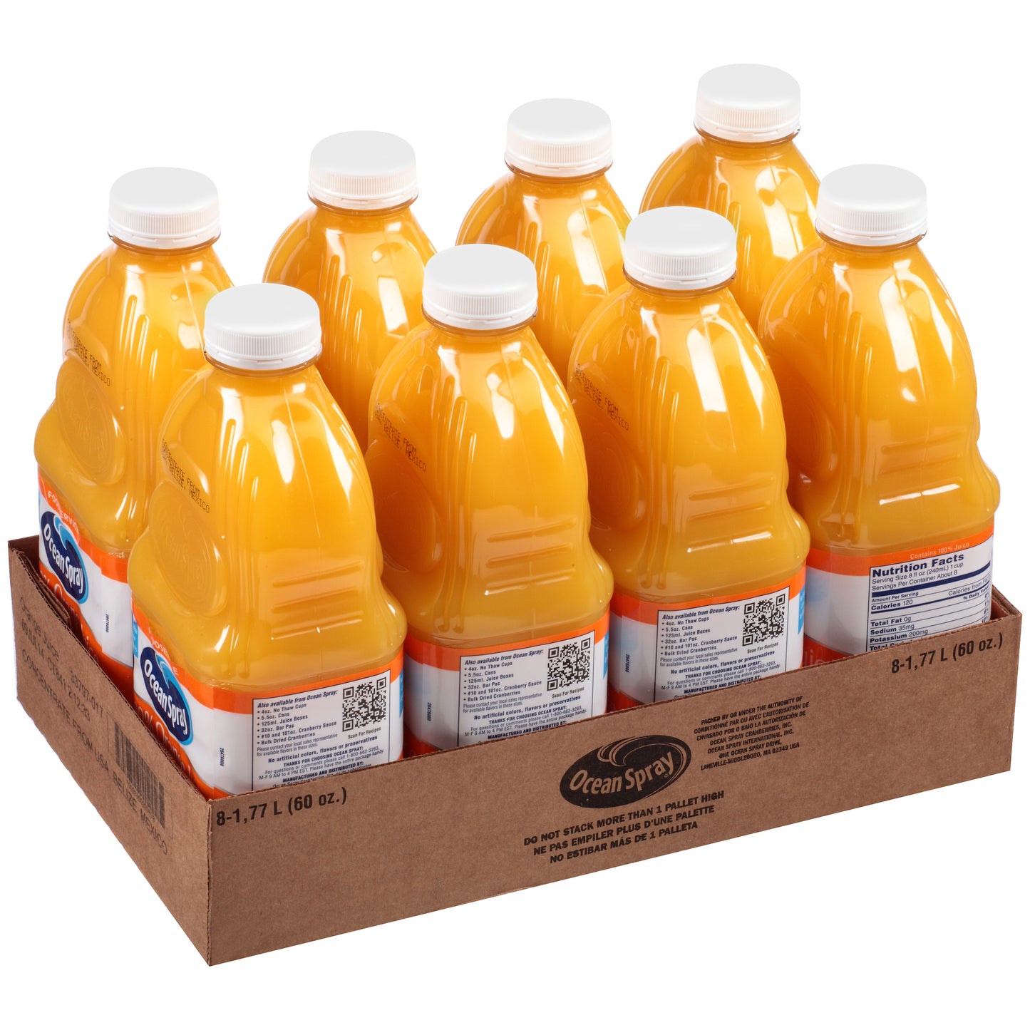 Orange Juice 60 Fluid Ounce - 8 Per Case.