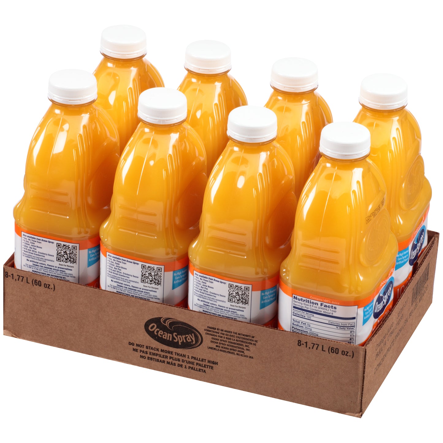 Orange Juice 60 Fluid Ounce - 8 Per Case.