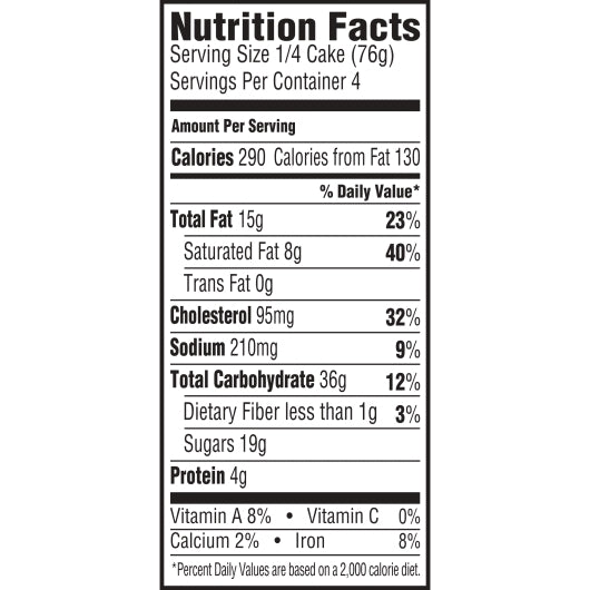 Sara Lee All Butter Pound Cake 10.75 Ounce Size - 12 Per Case.