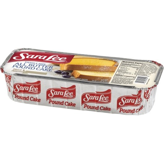 Sara Lee Vanilla Pound Cake Family Thaw N Serve 1 Pound Each - 12 Per Case.