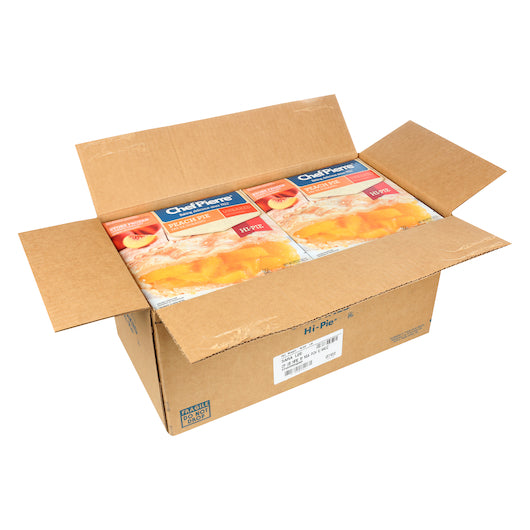 Chef Pierre Hi-Pie Peach No Sugar Added Made With Splenda 10" Pie 2.75 Pound Each - 6 Per Case.