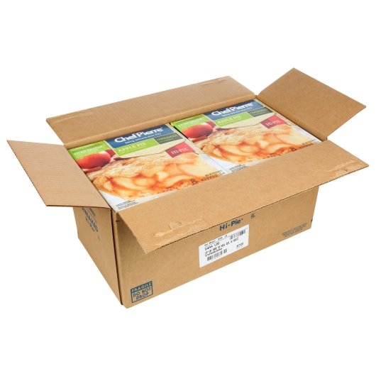 Chef Pierre Hi-Pie Apple Unbaked No Sugar Added Made With Splenda 10" Pie 2.812 Pound Each - 6 Per Case.