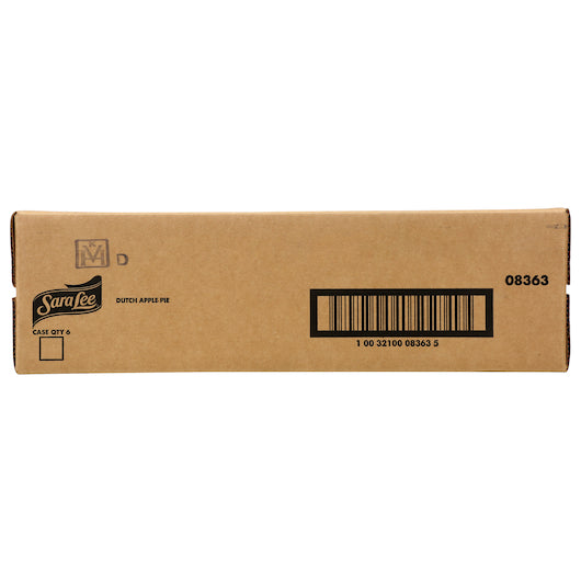 Sara Lee Dutch Apple Pie Oven Fresh 9" 2.125 Pound Each - 6 Per Case.