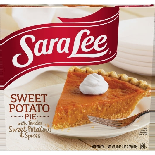 Sara Lee Sweet Potato Pie Oven Fresh 2.125 Pound Each - 6 Per Case.