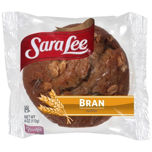 Chef Pierre Bran Individually Wrapped Muffin, 4 Ounce Size - 24 Per Case.