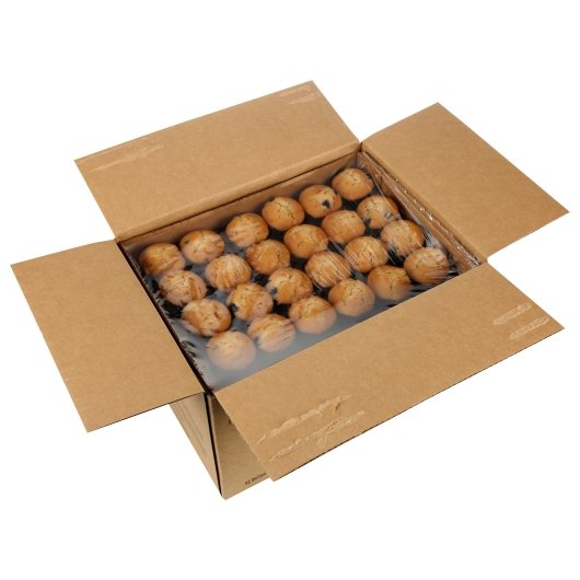 Chef Pierre Blueberry Whole Grain Muffin 3 Pound Each - 4 Per Case.