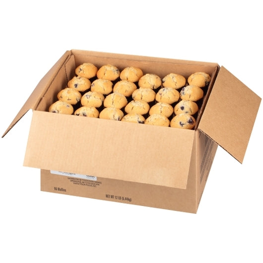 Chef Pierre Blueberry Whole Grain Muffin 3 Pound Each - 4 Per Case.