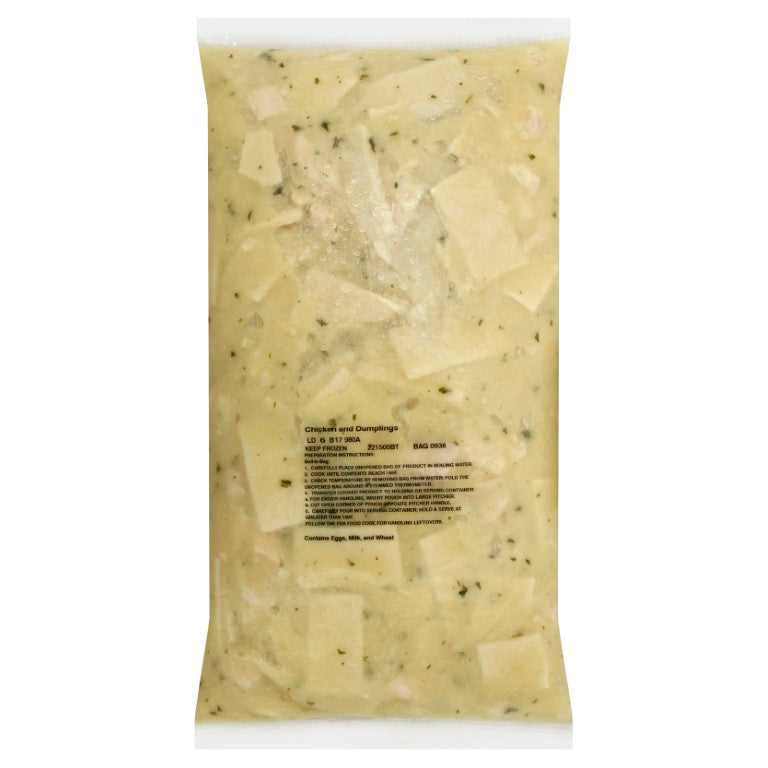 QUALITY CHEF Chicken & Dumplings 8 lb. Frozen Bag 4 Per Case