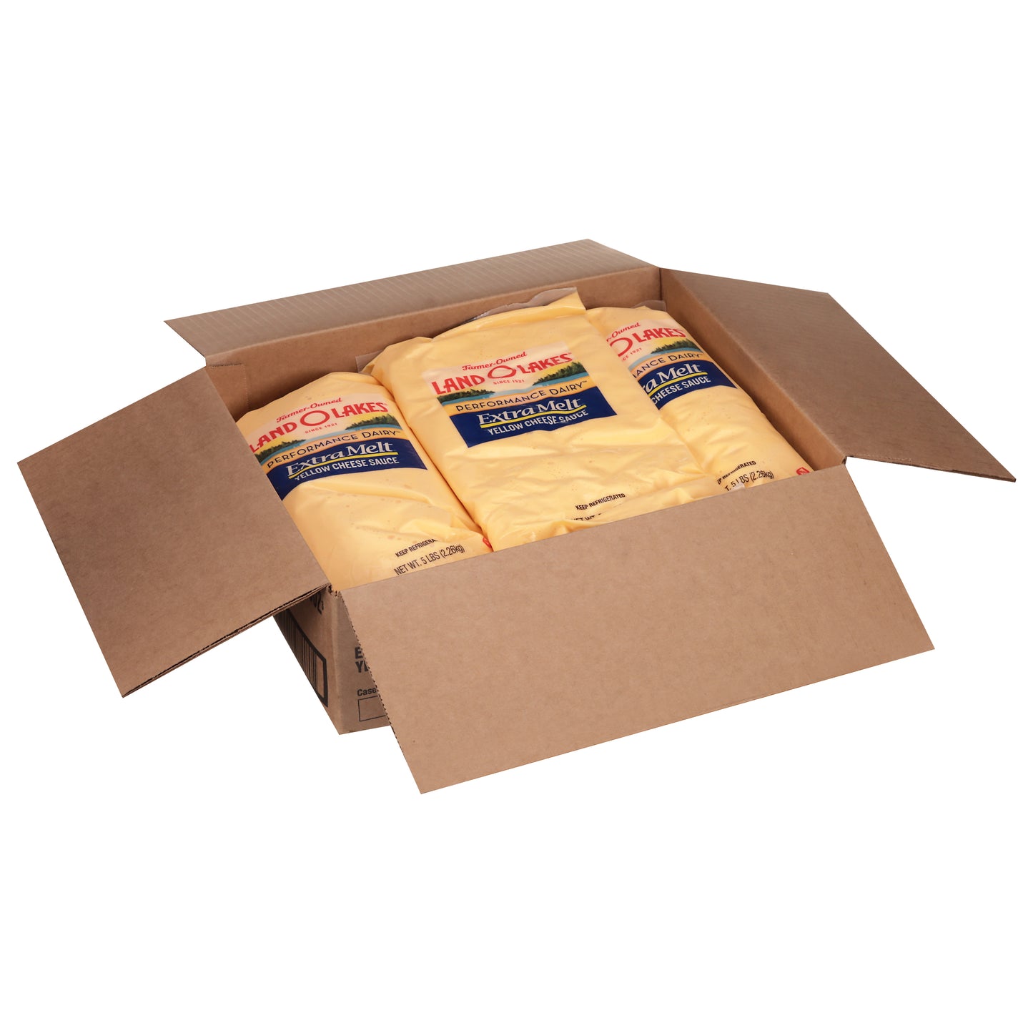 Land-O-Lakes® Extra Melt® Cheese Sauce Yellow 5 Pound Each - 6 Per Case.