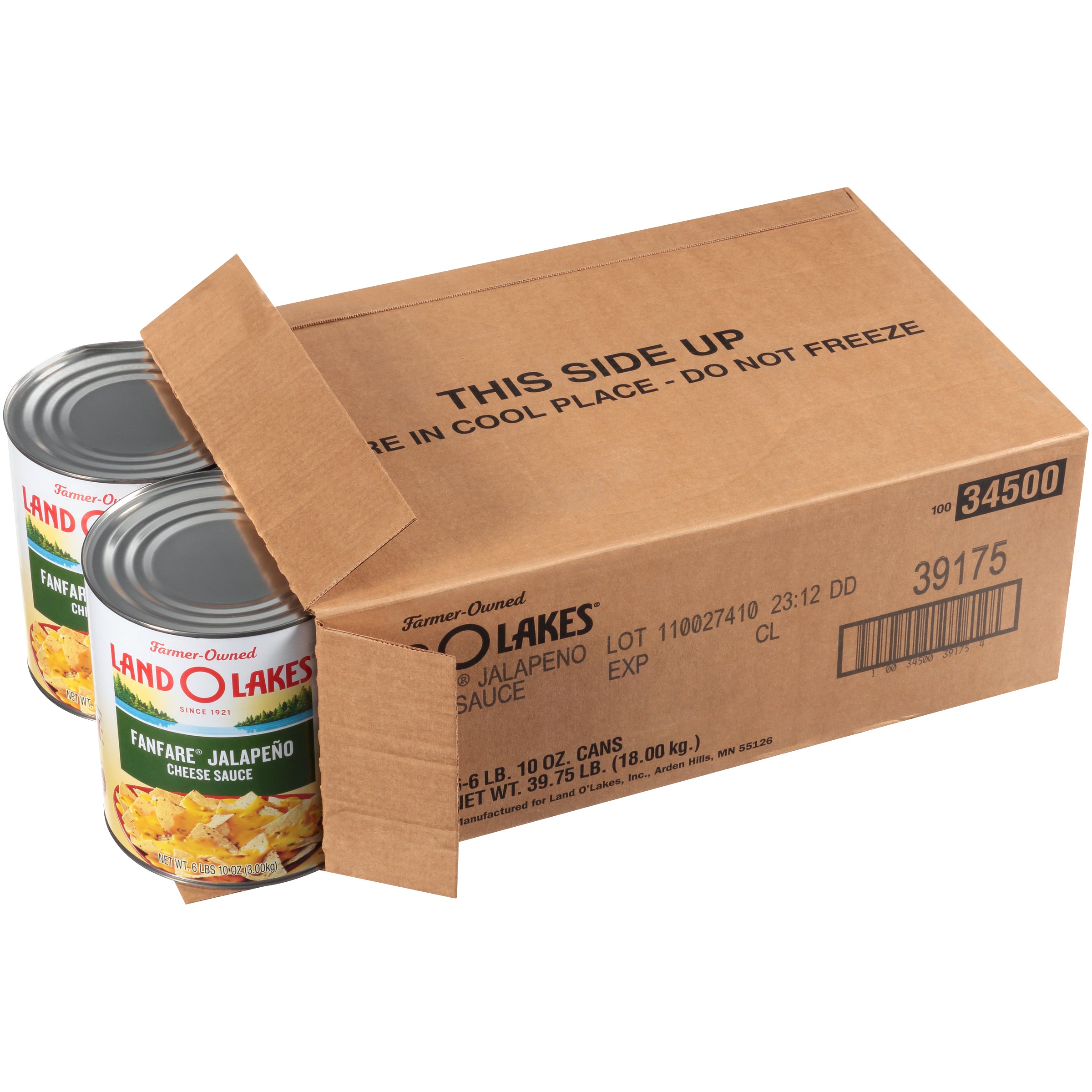 Land-O-Lakes® Fanfare® Jalapeno Cheese Sauce 6.62 Pound Each - 6 Per Case.