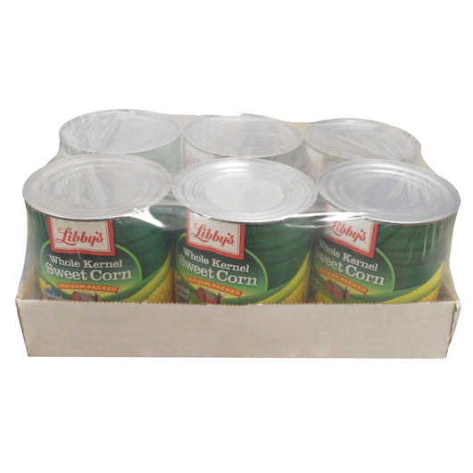 Libby Fancy Whole Kernel Sweet Corn Vacuum Pack 75 Ounce Size - 6 Per Case.