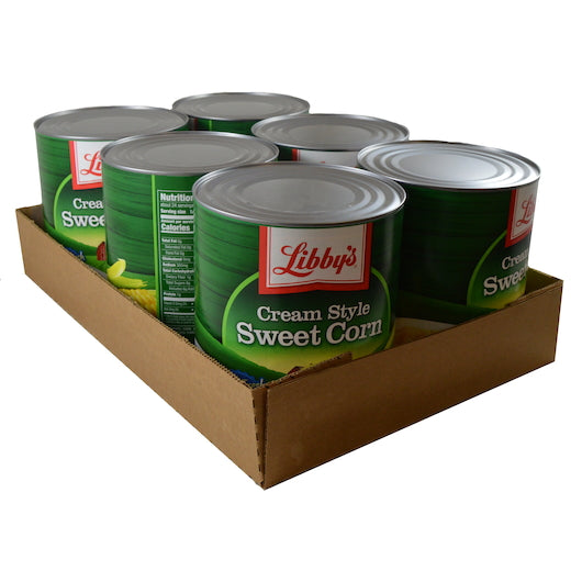 Libby Fancy Cream Corn 106 Ounce Size - 6 Per Case.