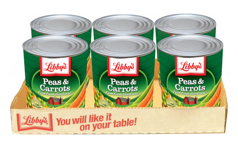 Vegetable Libby Peas Carrot 105 Ounce Size - 6 Per Case.