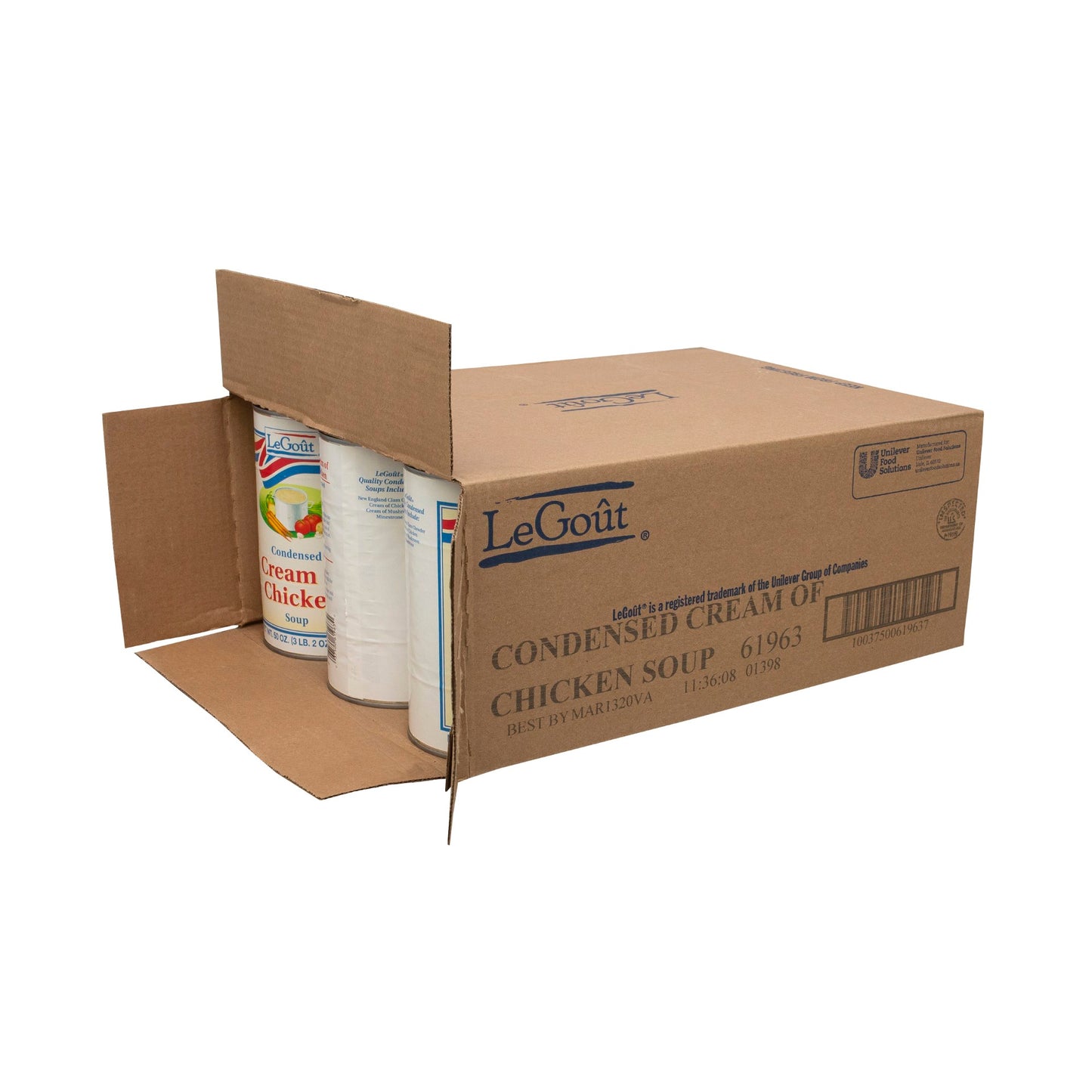 Legout Soups Cream Of Chicken 50 Ounce Size - 12 Per Case.