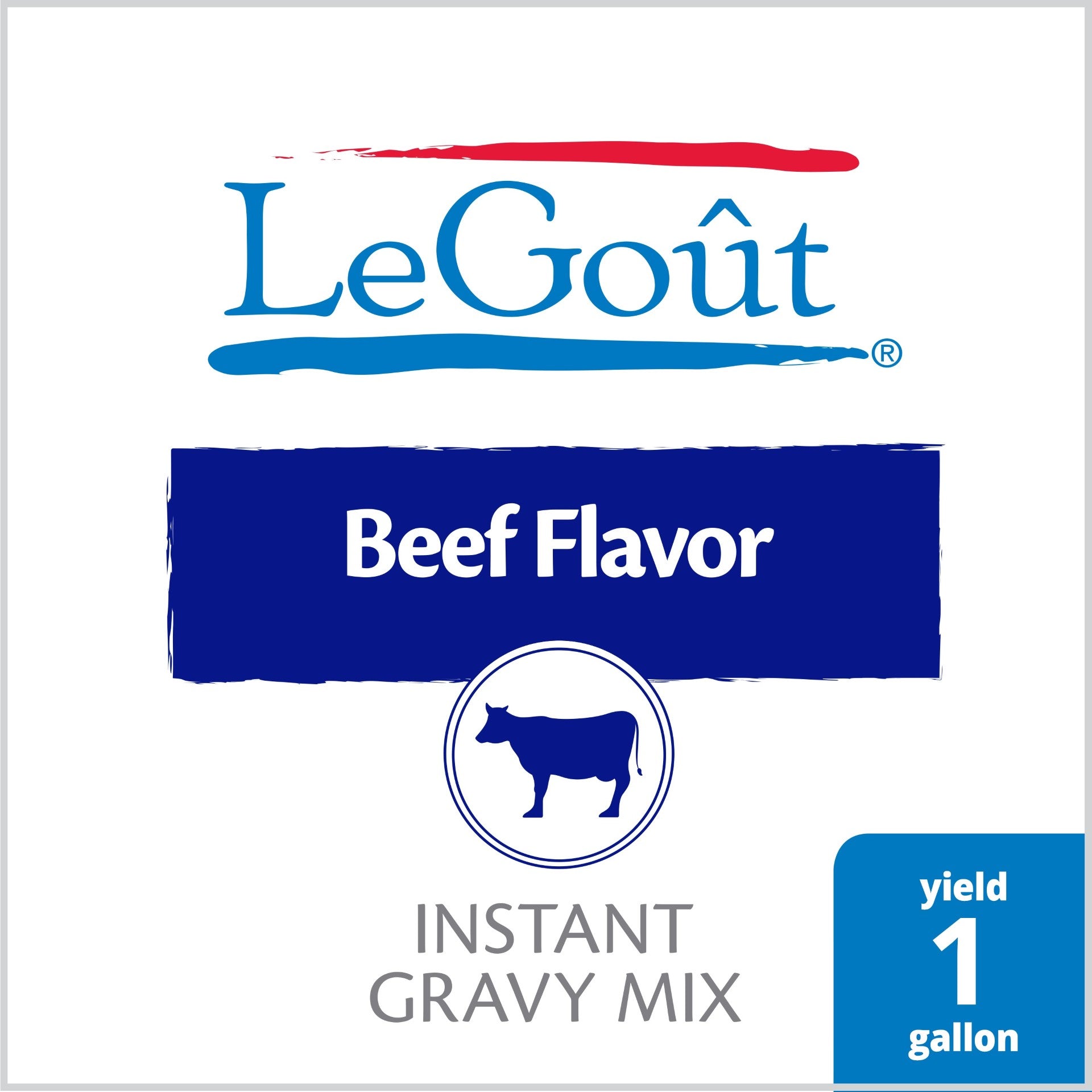 Legout Sauces Gravies Beef Flavor Instant Gravy Mix 1 Pound Each - 8 Per Case.