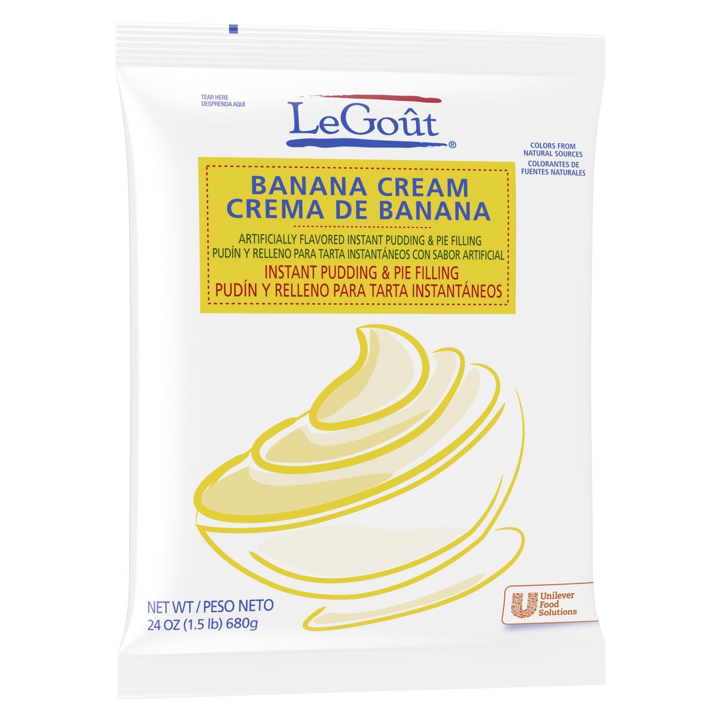 Legout Beverage Pp Banana Cream 24 Ounce Size - 12 Per Case.