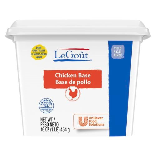 Legout® Chicken Bouillon Base 1 Pound Each - 12 Per Case.