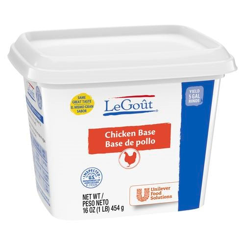 Legout® Chicken Bouillon Base 1 Pound Each - 12 Per Case.