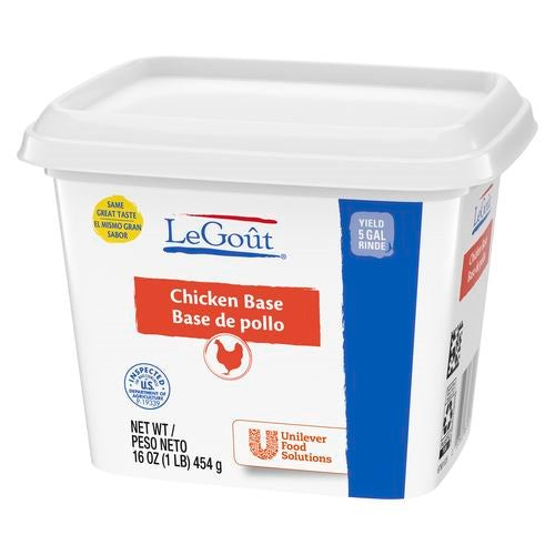 Legout® Chicken Bouillon Base 1 Pound Each - 12 Per Case.