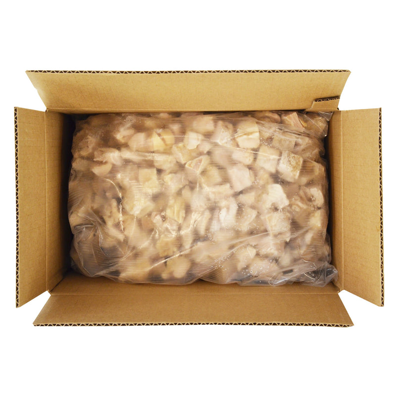 Diced Fully Cooked Chicken Thigh Meat 5 Pound Each - 2 Per Case.