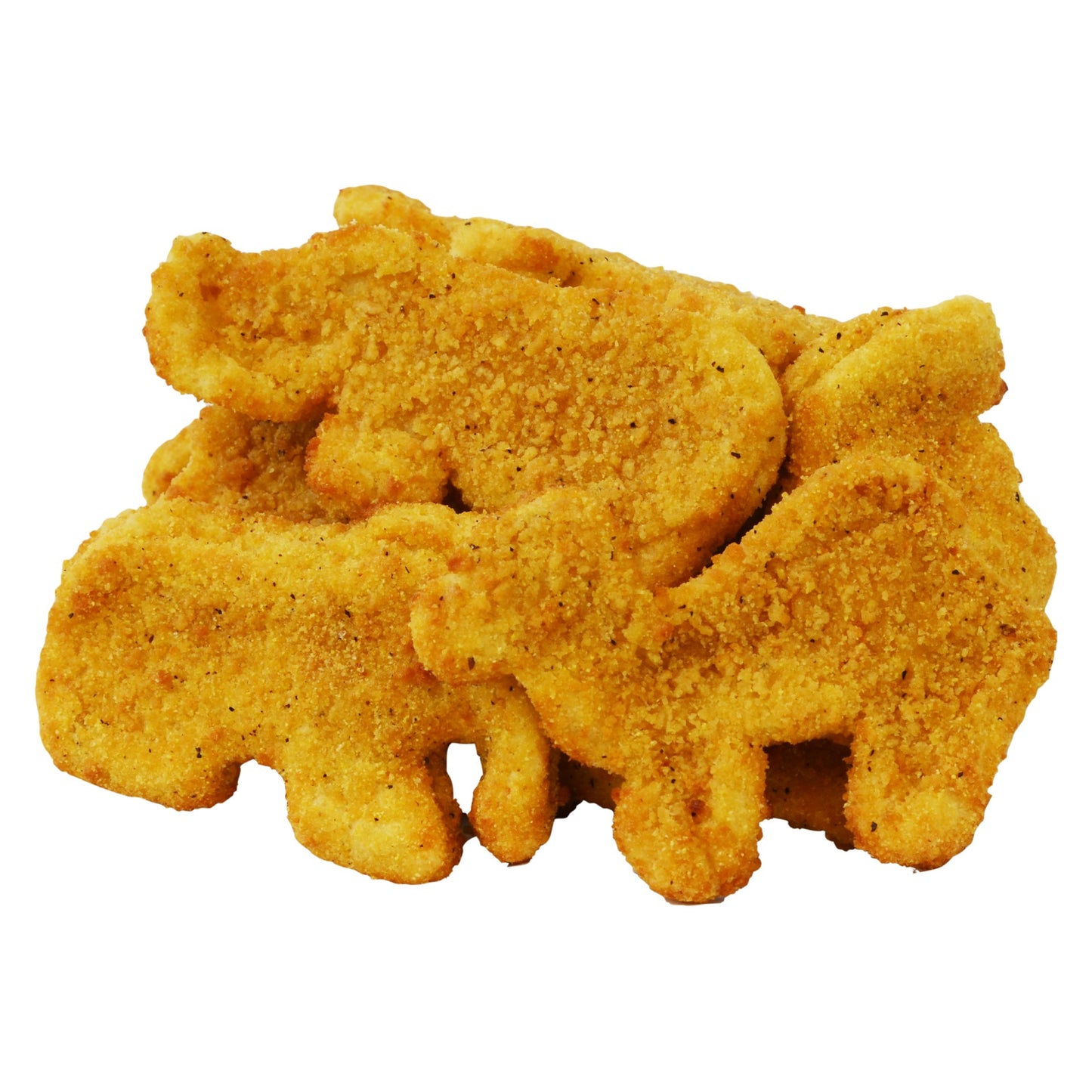 Chicken Fully Cooked Whole Grain Breaded Zoo Crew™ Breast Nuggets Avg 5 Pound Each - 2 Per Case.