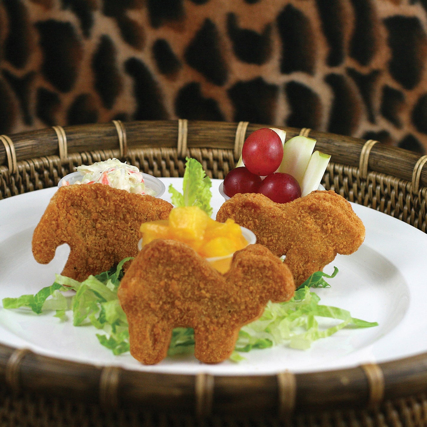 Chicken Fully Cooked Whole Grain Breaded Zoo Crew™ Breast Nuggets Avg 5 Pound Each - 2 Per Case.