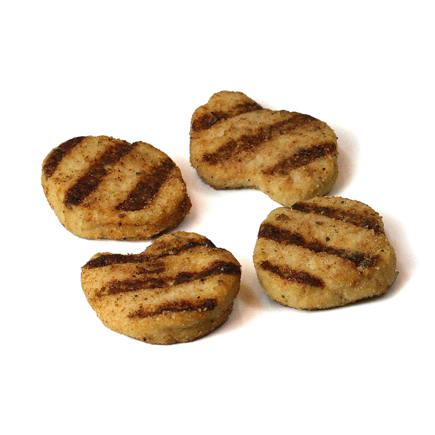 Chicken Fully Cooked Grilled Breast Nugget Avg No Gluten Added 5 Pound Each - 2 Per Case.