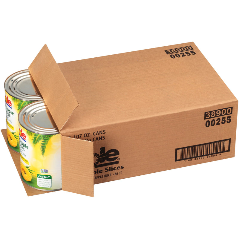 Pineapple Slices Choice In Juice 107.04 Ounce Size - 6 Per Case.