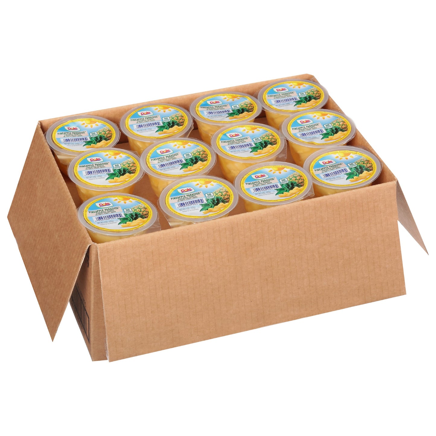 Pineapple Tidbits In Juice 4 Ounce Size - 36 Per Case.