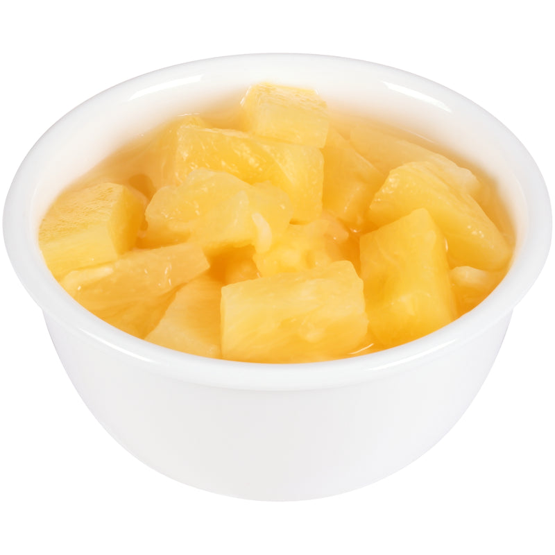 Pineapple Tidbits In Light Syrup 106 Ounce Size - 6 Per Case.