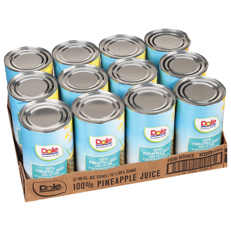 Pineapple Juice 46 Ounce Size - 12 Per Case.