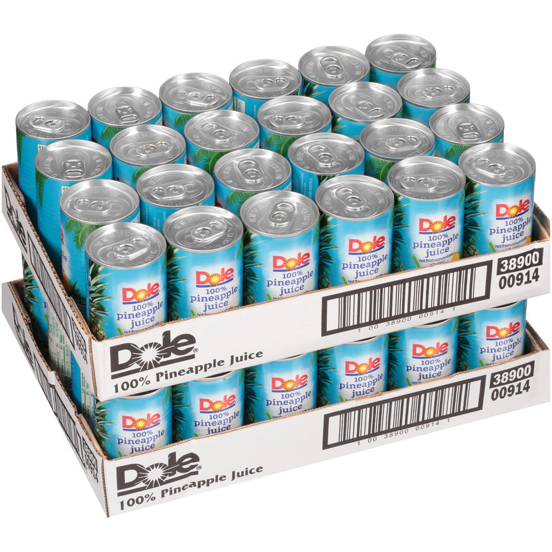 Pineapple Juice Pull Top 6 Ounce Size - 48 Per Case.