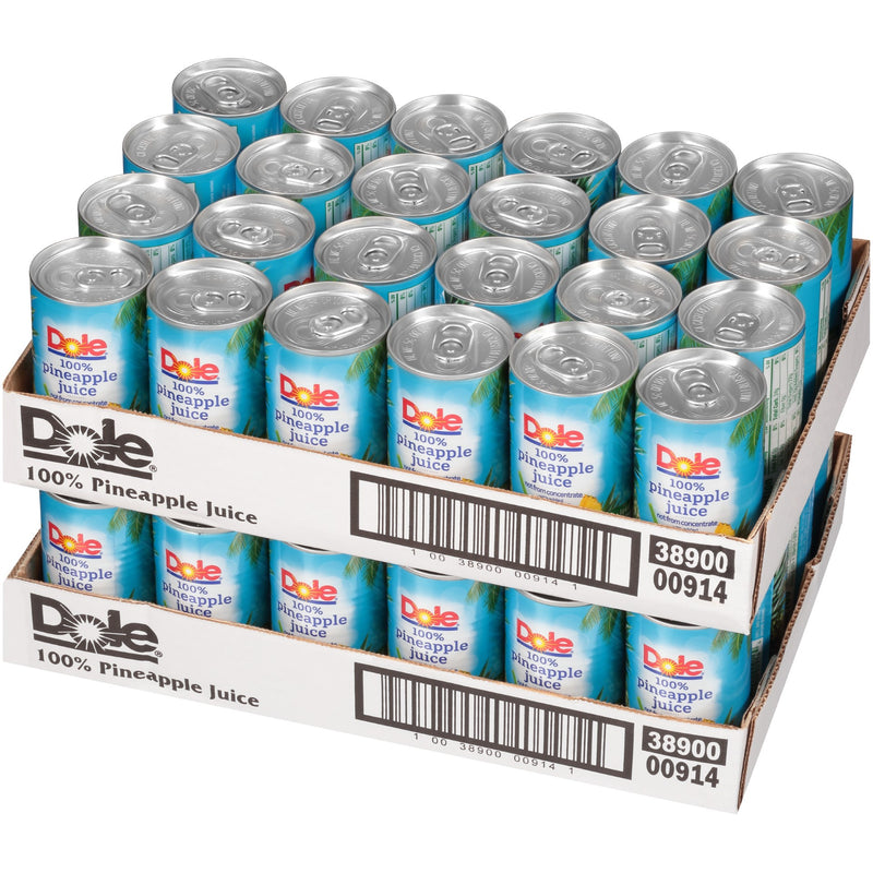 Pineapple Juice Pull Top 6 Ounce Size - 48 Per Case.