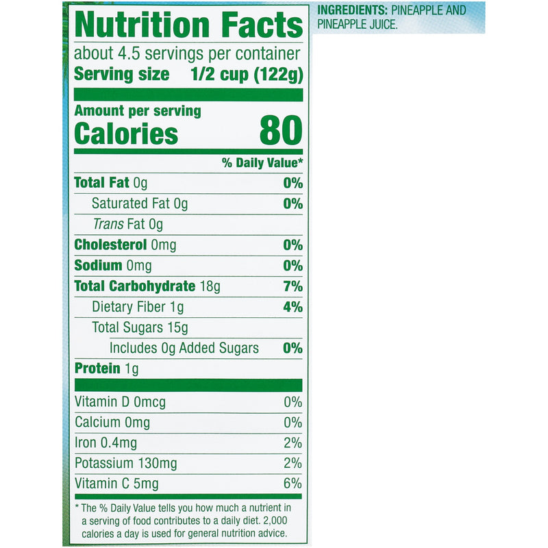 Pineapple Crushed In Juice 20 Ounce Size - 12 Per Case.