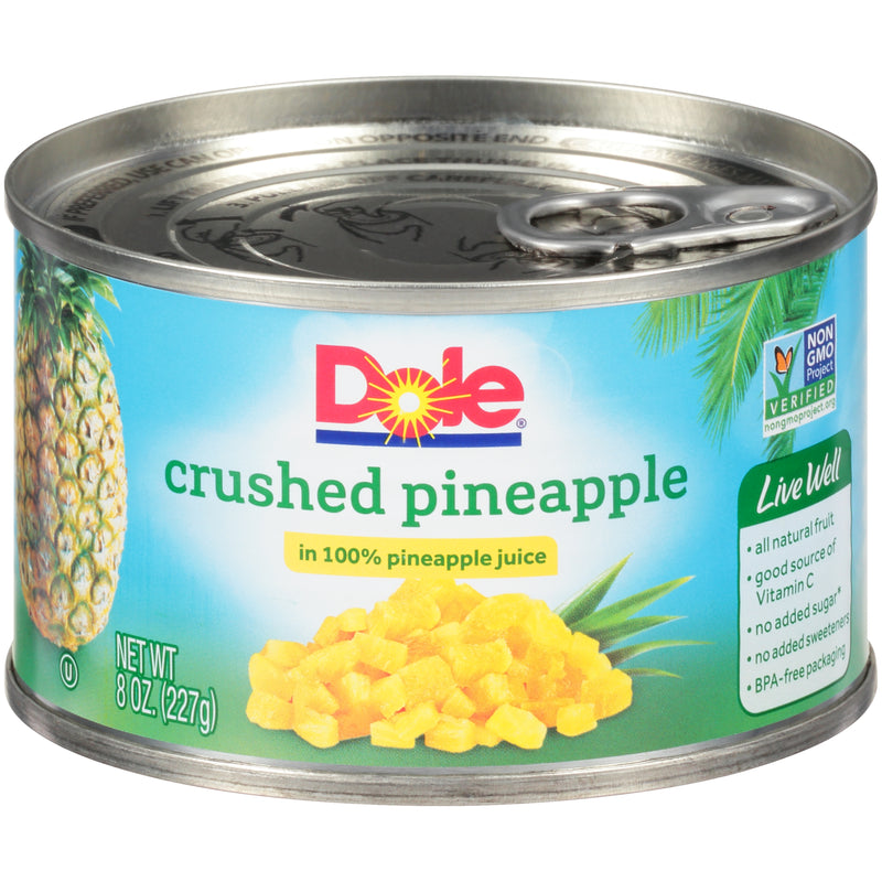 Pineapple Crushed In Juice 8 Ounce Size - 12 Per Case.